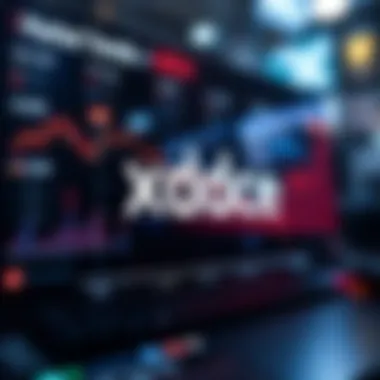 Chart illustrating market trends of xdce