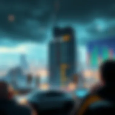 Challenges in the Cryptocurrency Market Landscape Visual representation of challenges in the cryptocurrency market