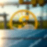 Visual representation of SolarCoin cryptocurrency logo