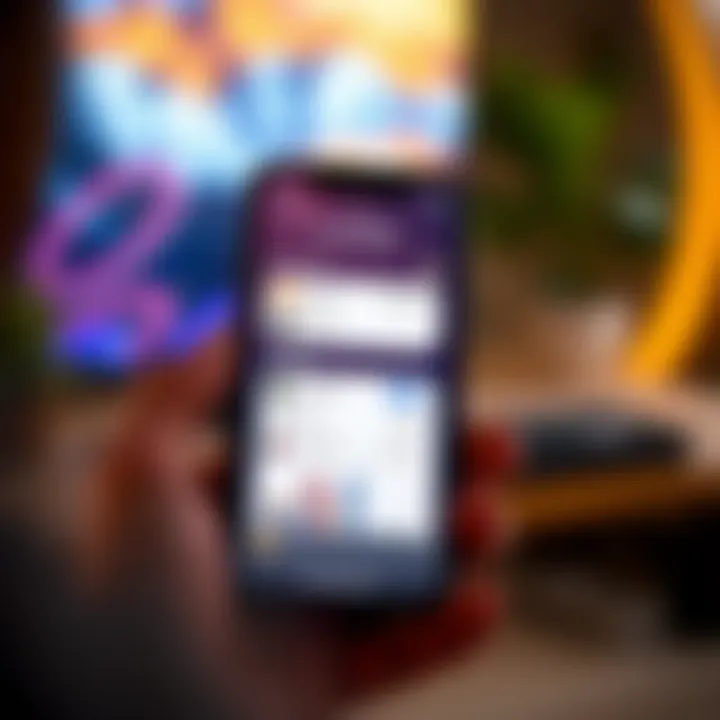 User Interface of Trust Wallet on an Apple Device Trust Wallet interface on Apple device