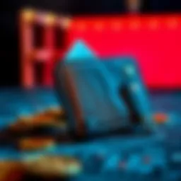 Conceptual representation of digital wallets managing cryptocurrency