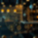 A diagram illustrating the core principles of blockchain technology as applied to WebDollar.