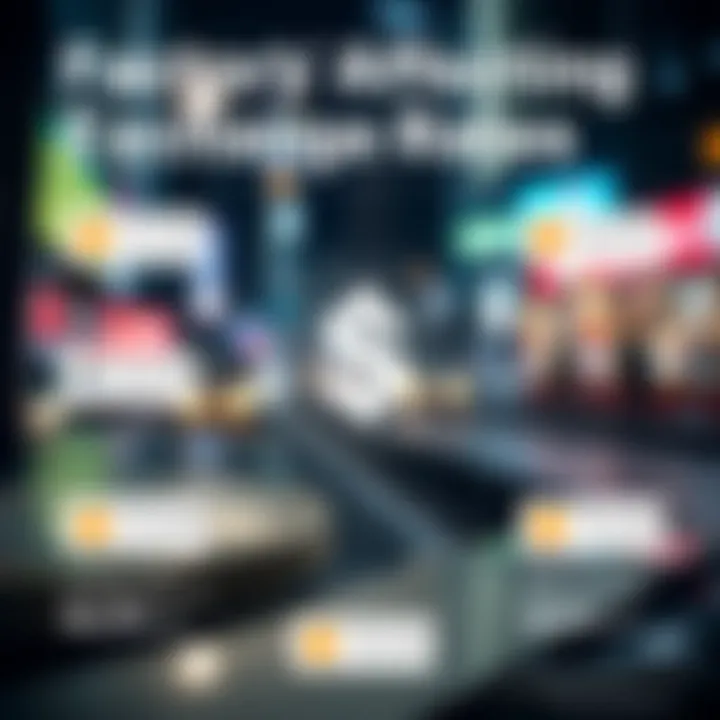 An infographic illustrating the factors influencing exchange rates