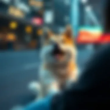 Graph illustrating market sentiment for Floki Inu