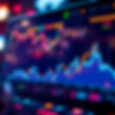 Chart depicting current trends in cryptocurrency markets