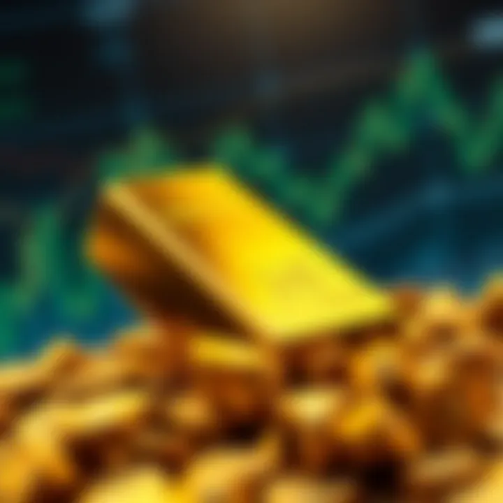 The Essence of Gold in Market Dynamics A rich golden bar reflecting market trends