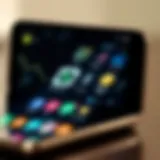 Overview of top cryptocurrency apps on a smartphone screen