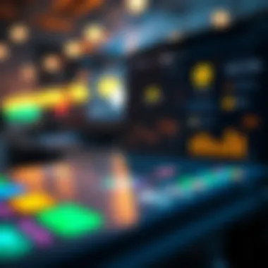 User Interface Design in Cryptocurrency Apps User interface showcasing a seamless experience in a crypto app