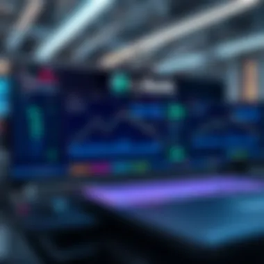 Visual representation of LBank Exchange interface