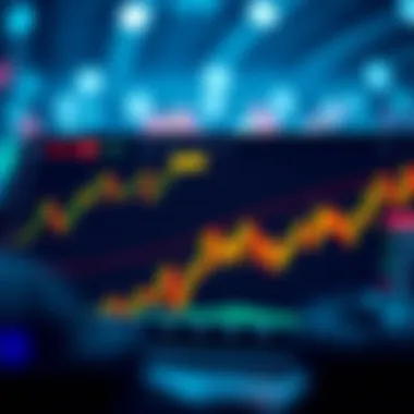 Graphs showcasing trading volume on LBank Exchange