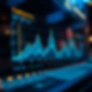 Graph illustrating market trends in cryptocurrency