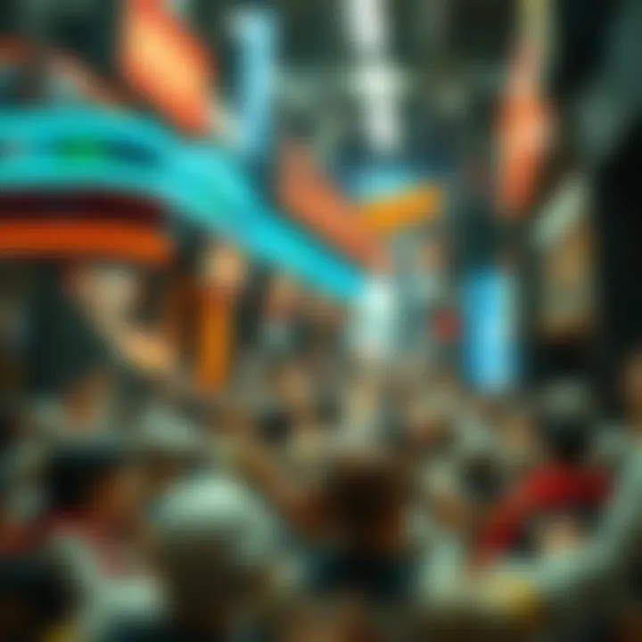 Digital artwork symbolizing the NFT market trends