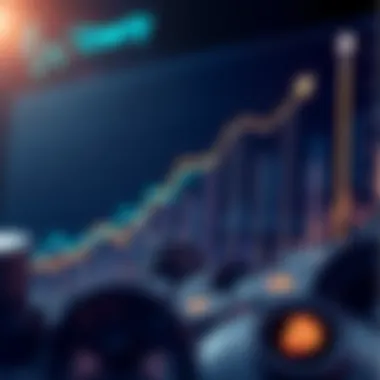 Cryptocurrency Growth Chart Visual representation of cryptocurrency growth