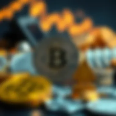 Diverse Cryptocurrency Options Illustration of diverse cryptocurrency options