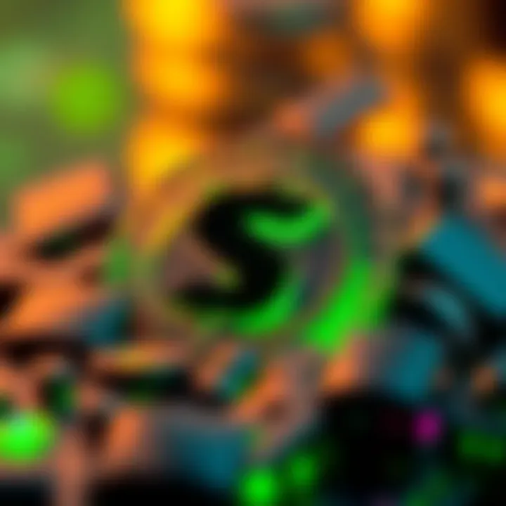 Visual representation of Kryptonite Coin's unique features and technology