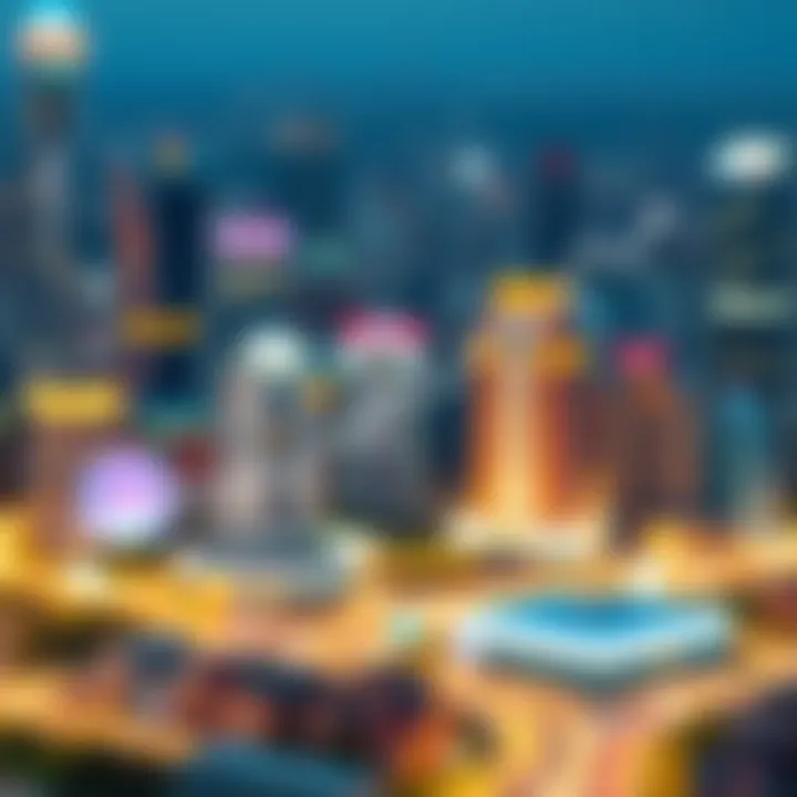 Graph depicting market trends in virtual real estate investment.