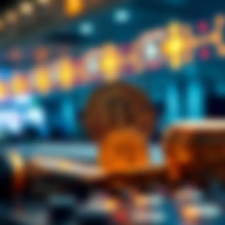 Artistic depiction of digital currency evolution