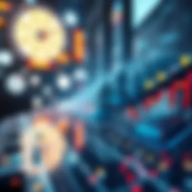 A futuristic concept of finance depicting digital assets impacting global economies.