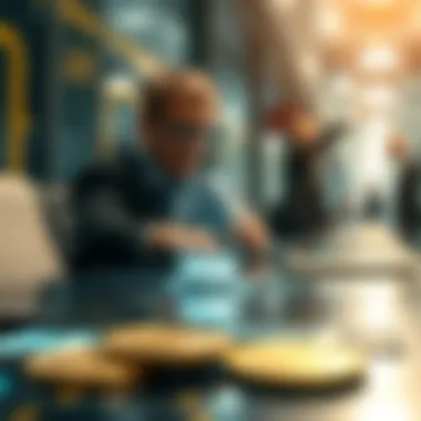 Enhancing Security in Crypto Transfers Illustration of secure cryptocurrency transactions