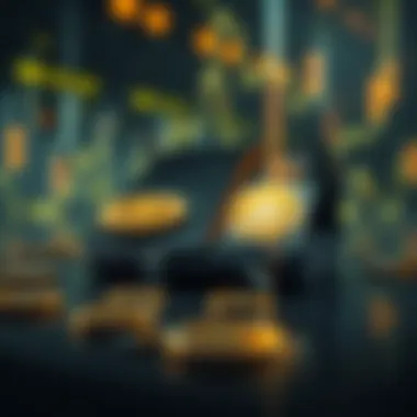 Illustration of secure wallet for cryptocurrency