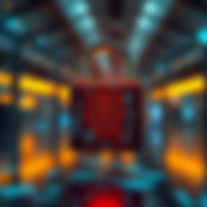 Security in Digital Wallets A secure digital lock symbolizing wallet protection.