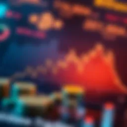 Graph illustrating cryptocurrency market trends