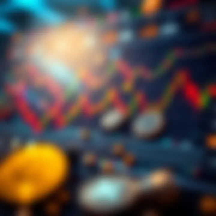 Chart illustrating trading strategies in cryptocurrency markets