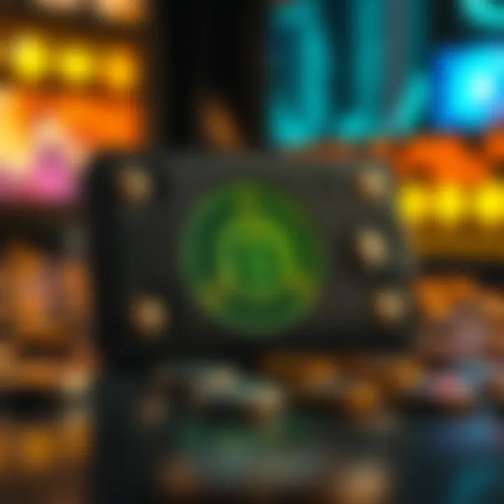 Secure digital wallet showcasing encryption features