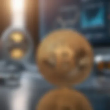 Diagram showing the future trends in healthcare cryptocurrency