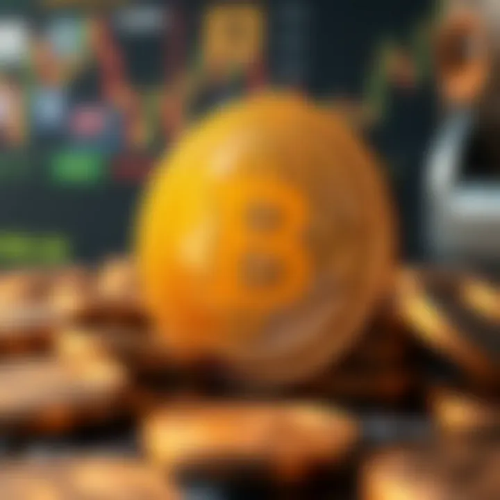 Cryptocurrency Market Trends Visual representation of cryptocurrency market trends