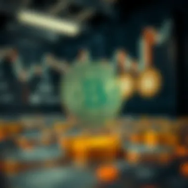 An abstract representation of cryptocurrency trends