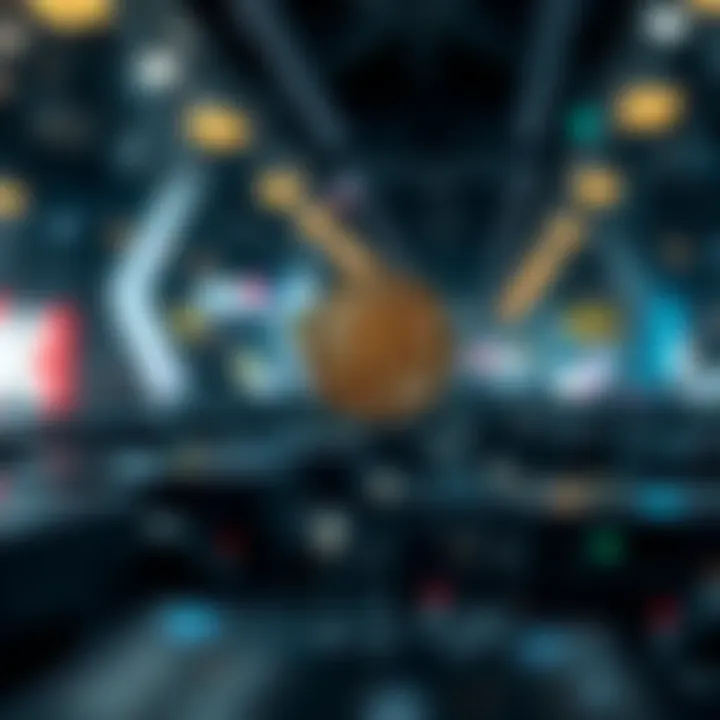 Illustration of regulatory frameworks impacting cryptocurrencies