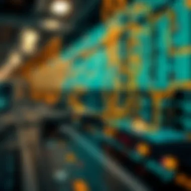 Graphical representation of smart contracts interacting with external data sources