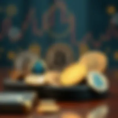 A diversified portfolio showcasing various cryptocurrencies