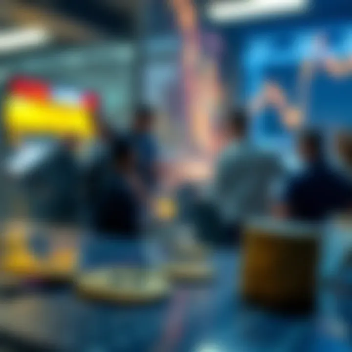 A visual representation of cryptocurrency market trends