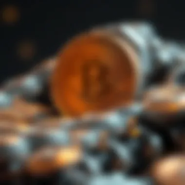 Technological Foundations of Strong Coins Illustration showing technological fundamentals of strong coins