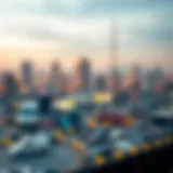 Innovative blockchain technology representation