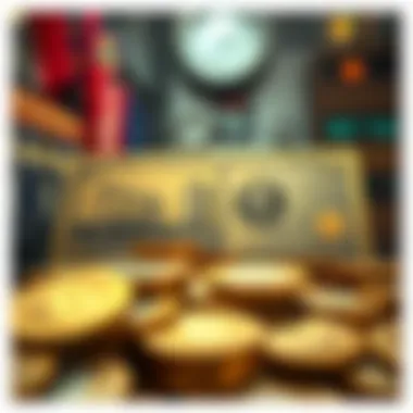 Historical Context of the Petro Dollar A detailed illustration depicting the history of the petro dollar