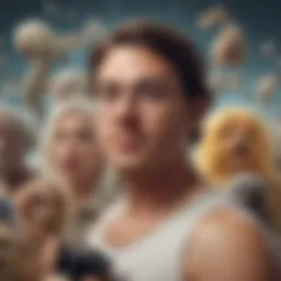 A visual representation of meme evolution over time