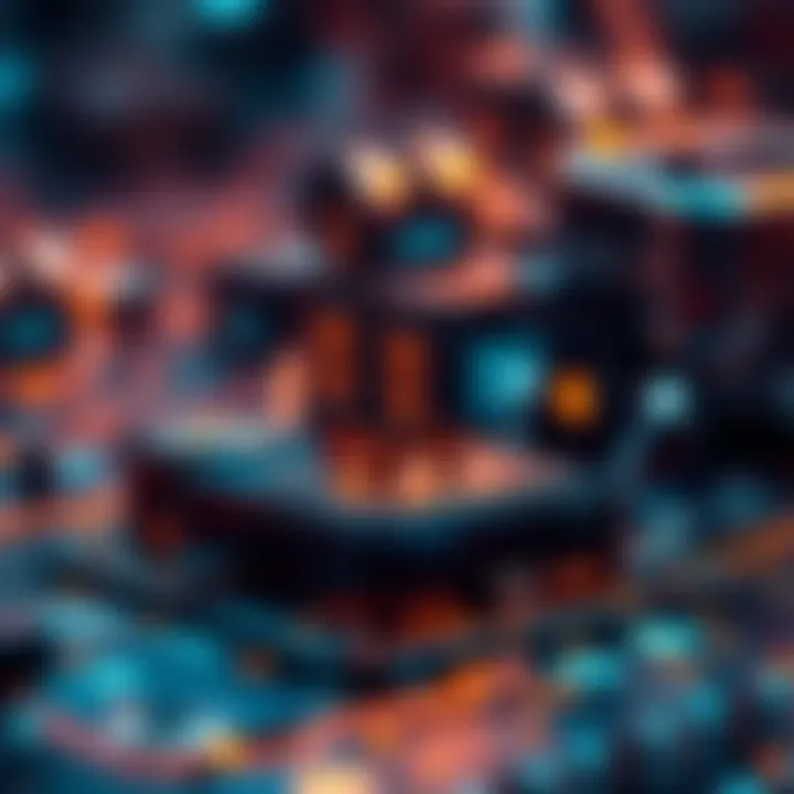 Blockchain Technology and Security Blockchain technology illustrating secure transfers