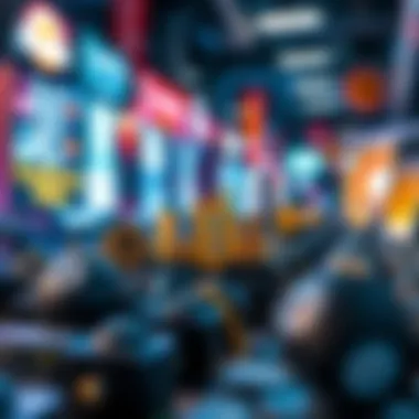 Visual representation of NFT digital assets