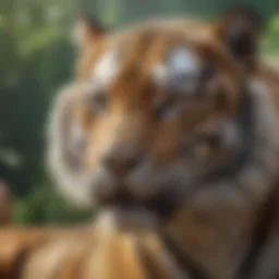 Intriguing tiger-themed cryptocurrency design