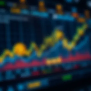 Chart showing historical performance of cryptocurrencies