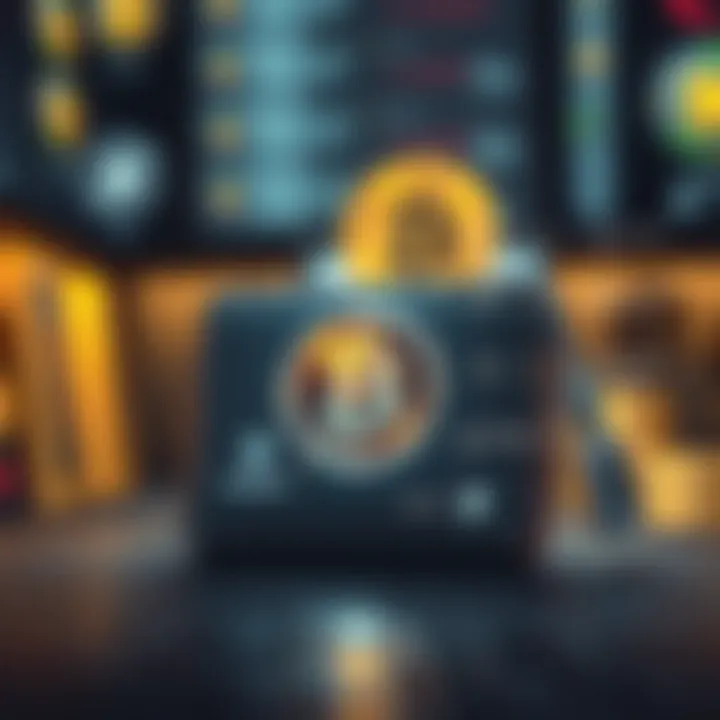 Robust Features of Secure Crypto Wallets A secure crypto wallet showcasing its robust features