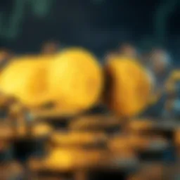 Visual representation of crypto coin swaps