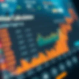 A detailed view of a crypto price calculator interface showcasing various data metrics