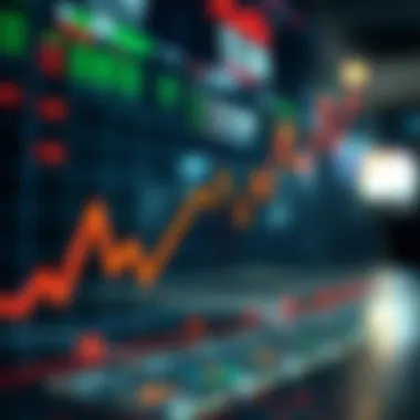 Graph showing dollar to rupee exchange rate trends