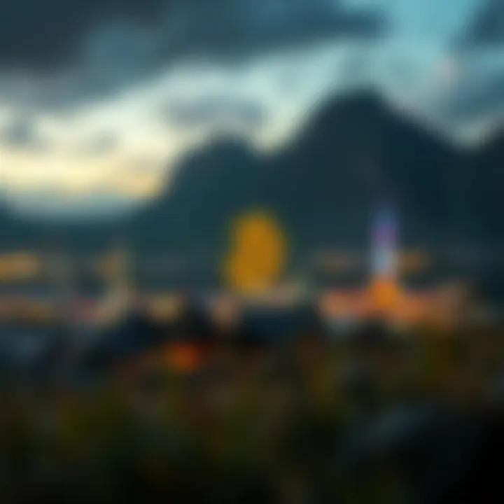 The Landscape of Digital Assets Illustration of digital assets and cryptocurrencies