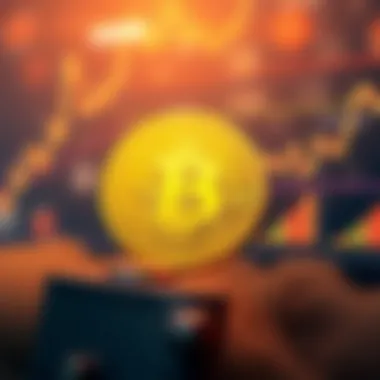 Analyzing Market Trends in Cryptocurrency Visual representation of market trends in crypto