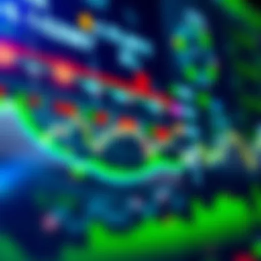 Illustration of blockchain technology impact on stock prices